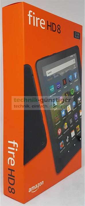 Produktbild Amazon Fire HD 8 incl. Alexa /SO Android (nur WLAN, 8", 32 GB, Black)