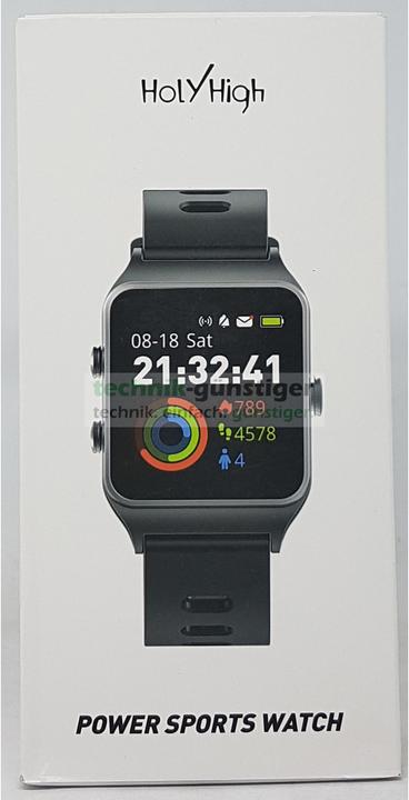 Produktbild Holy High P1C Power Sports Watch, Fitness Tracker, Sport Uhr mit GPS, Herzfrequenzmessung, Schrittzähler,...