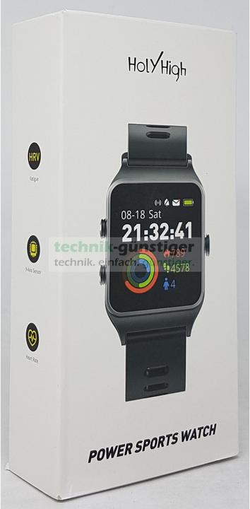 Produktbild Holy High P1C Power Sports Watch, Fitness Tracker, Sport Uhr mit GPS, Herzfrequenzmessung, Schrittzähler,...