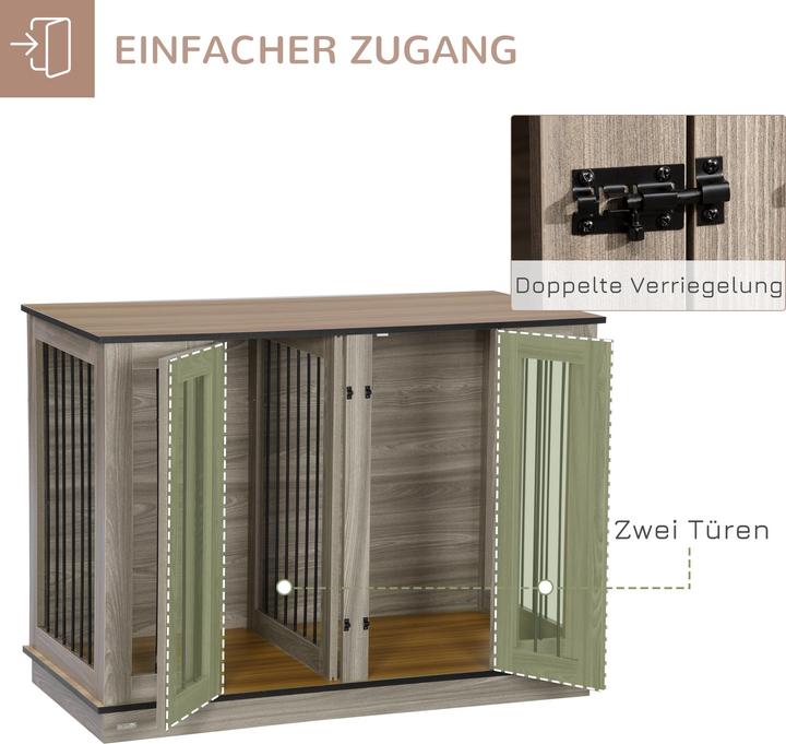 Image du produit PawHut Cage pour chiens (Niche pour chien)