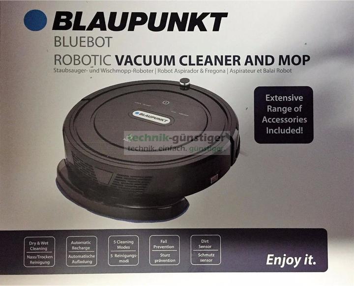 Blaupunkt Robot aspirapolvere Bluebot con funzione mopping, filtro HEPA