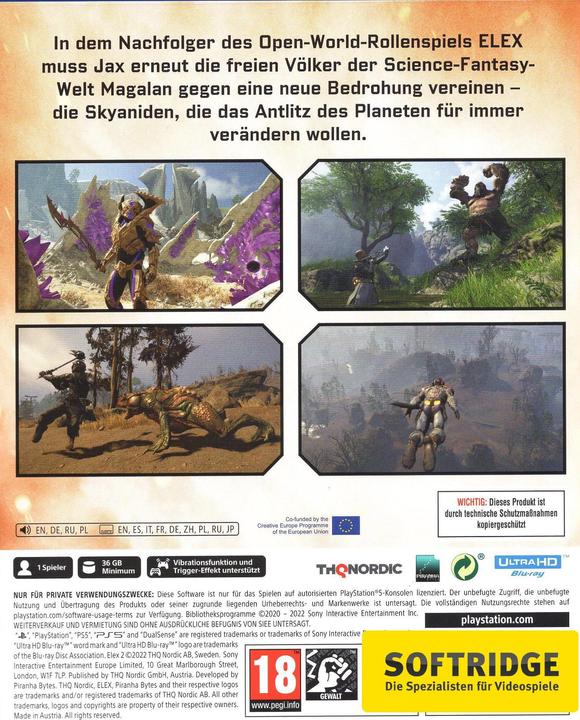 Produktbild THQ Elex 2 (PS5, DE)