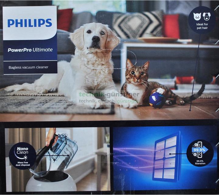 Actual product image Philips FC9922/09 PowerPro Ultimate Bagless Vacuum Cleaner