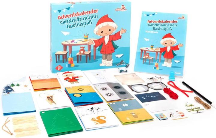 Image du produit Franzis Calendrier de l'Avent du Petit Bonhomme de Sable - Amusant à bricoler