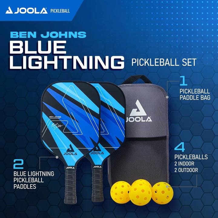 Produktbild Joola Pickleball BEN JOHNS Blue Lightning Set