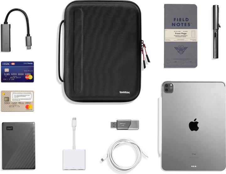 Immagine prodotto tomtoc Custodia per tablet Smart A06 (9.7-11") (iPad Pro 11 2020 (2. Gen), Microsoft Surface Go, iPad Pro 10.5 2017 (1. Gen), iPad Pro 11 2018 (1. Gen), iPad Air 2020 (4. Gen), iPad Air, iPad Air 2022 (5a generazione))