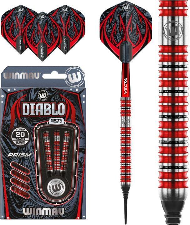 Actual product image Winmau Softdart Diablo 90% 2463-20g (20 g)