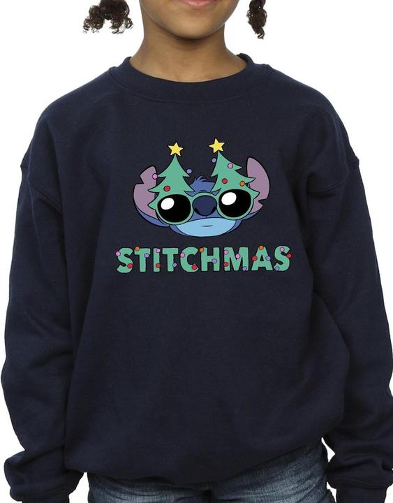 Image du produit Disney - Sweat LILO & STITCH STITCHMAS GLASSES - Fille (140, 146)