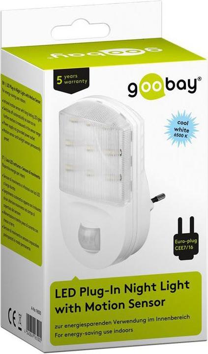 Produktbild Goobay LED-Nachtlicht mit Bewegungsmelder