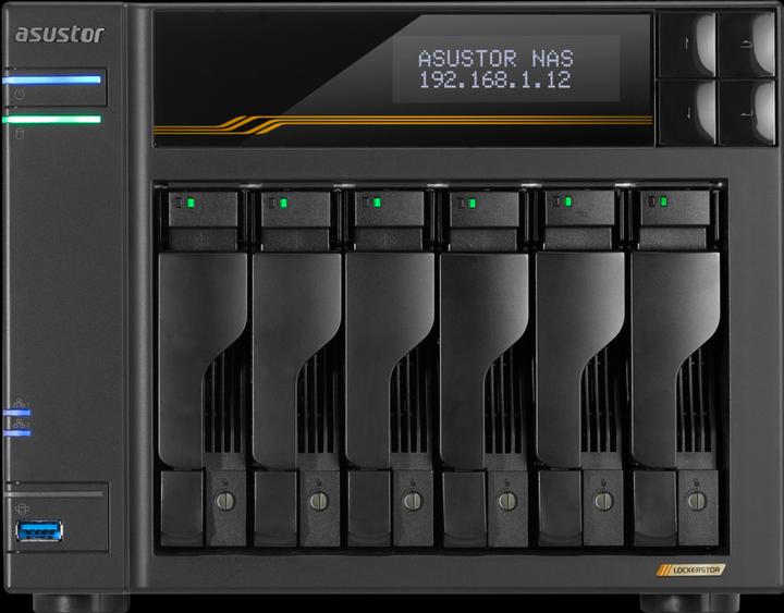Actual product image Asustor LOCKERSTOR 6 Gen3 AS6806T