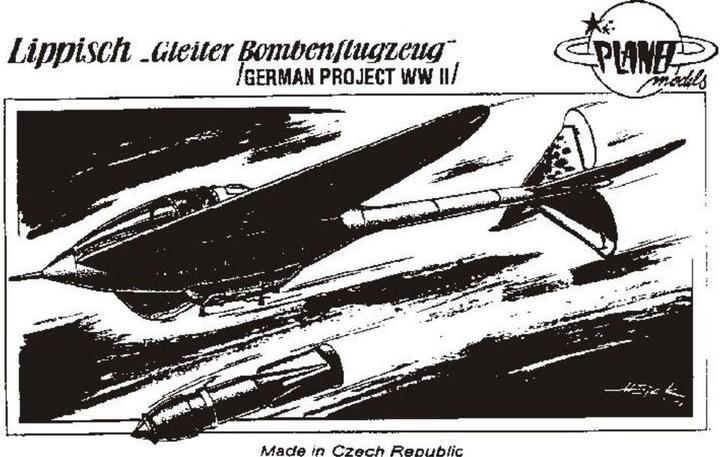 Actual product image Planet Models Lippisch glider bomber