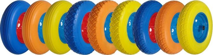 Image du produit MAR PU Wheel 400-8 Wheelbarrow wheel solid rubber with axle 4.80/4.00-8 Polyurethane rubber M251