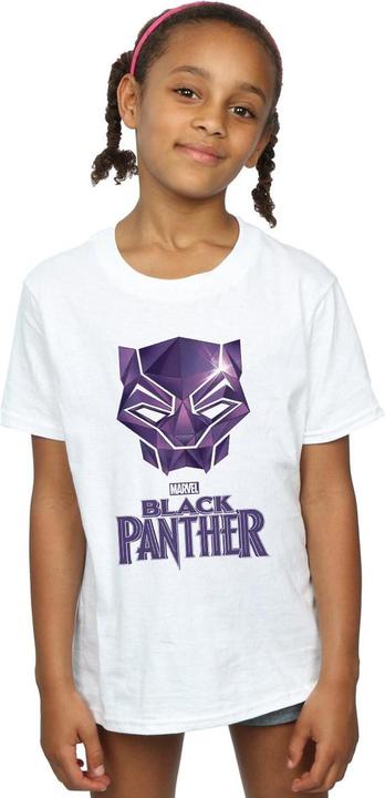 Produktbild Black Panther Mask Logo TShirt Mädchen (152, 158)
