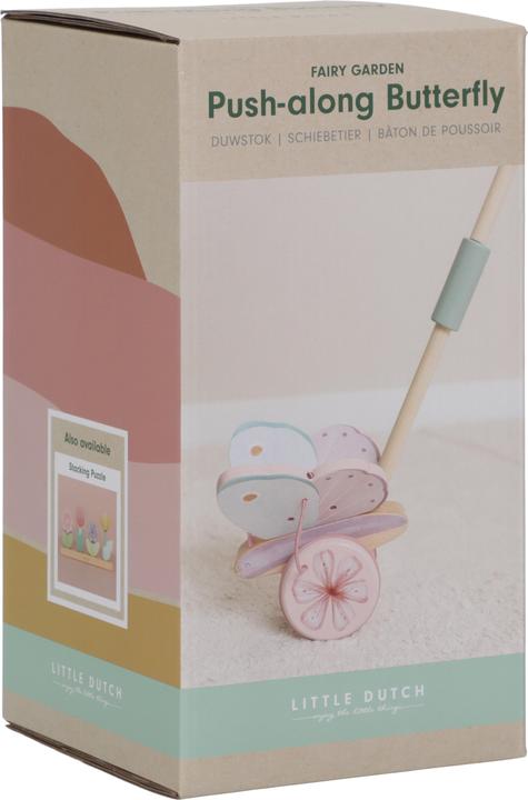 Image du produit Little Dutch Animal à pousser Papillon Fairy Garden Bois FSC