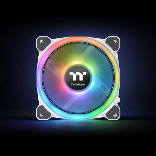 Image du produit Thermaltake Riing Trio 12 RGB Radiator Fan White TT Premium Edition (120 mm, 3 x)