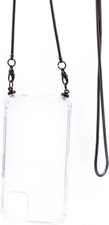 Image du produit Evelatus iPhone X/XS Silicone TPU Transparent avec sangle de cou