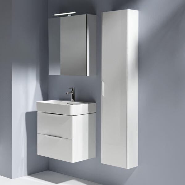 Actual product image Laufen VAL washbasin, undermount, 1 tap hole, with overflow, 600x420mm, H810283 (640 mm, 518 mm)