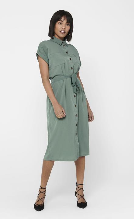 Immagine prodotto Only Abito blusa con cintura a cravatta (40)