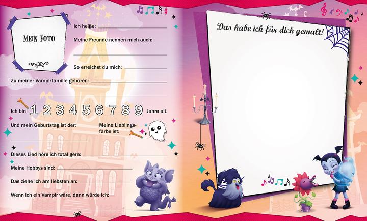 Actual product image Panini Disney Junior Vampirina: Meine ersten Freunde (German, Claudia weber, Chelsea Beyl, Imaginism Studio, Chris Nee, Panini, Disney Storbook Art Team, 2019)
