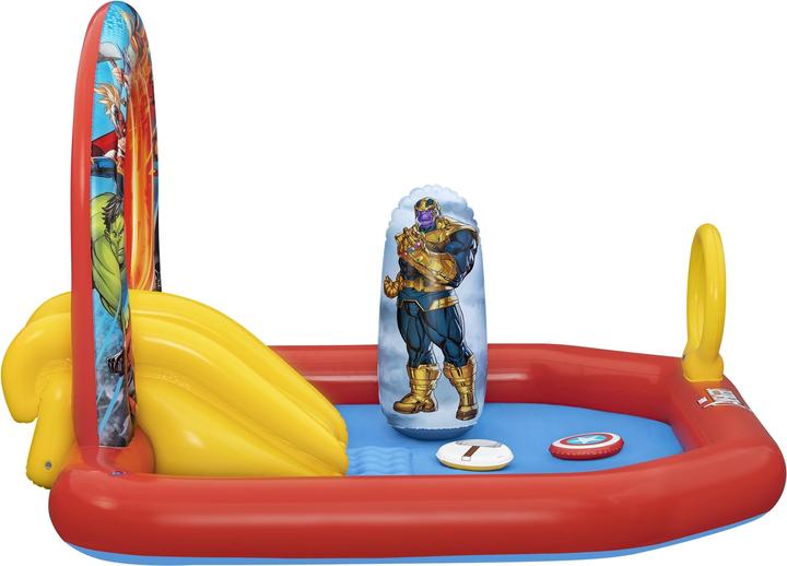 Actual product image Bestway Marvel's Avengers Assemble Kids Inflatable Water Play Center