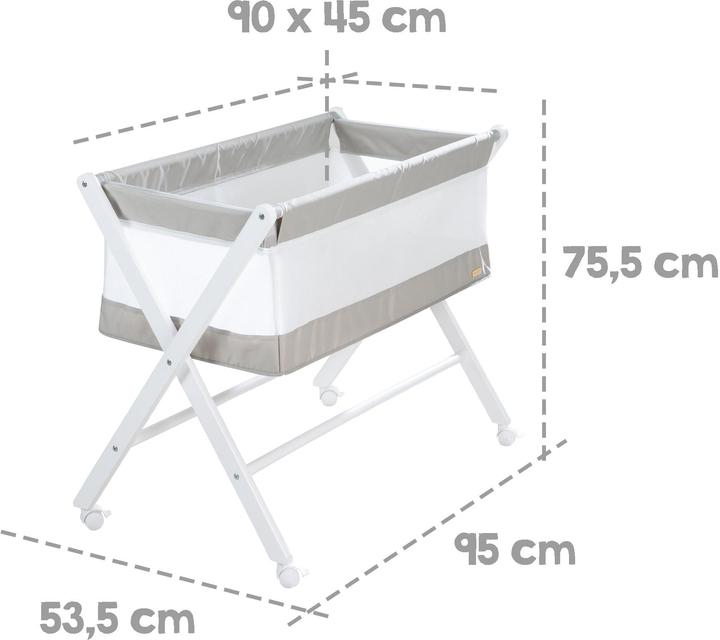 Actual product image Roba Foldable cot