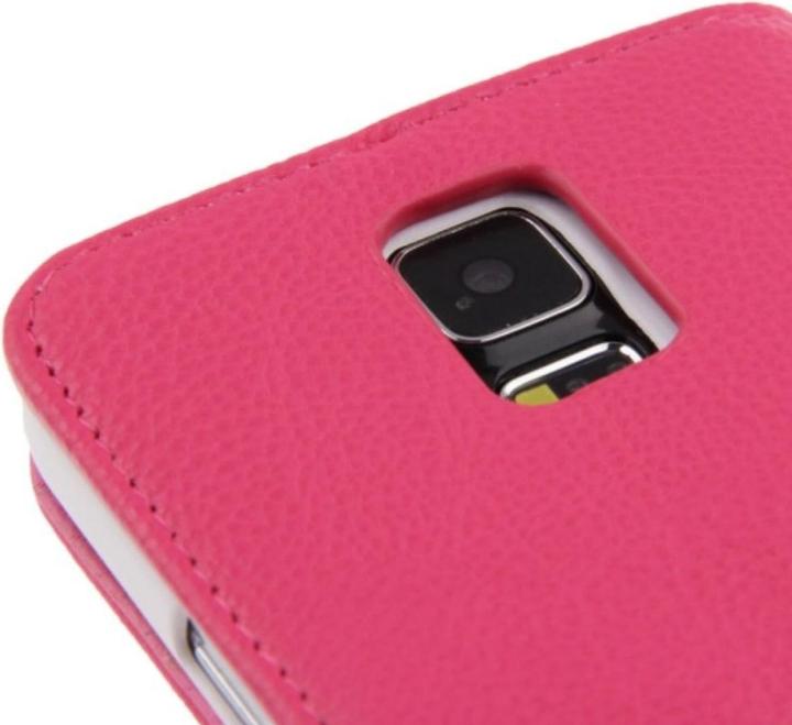 Produktbild König Design Schutzhülle Case (Flip Quer) für Handy Samsung Galaxy S5 / S5 Neo Pink (Samsung Galaxy S5, Samsung Galaxy S5 Neo)