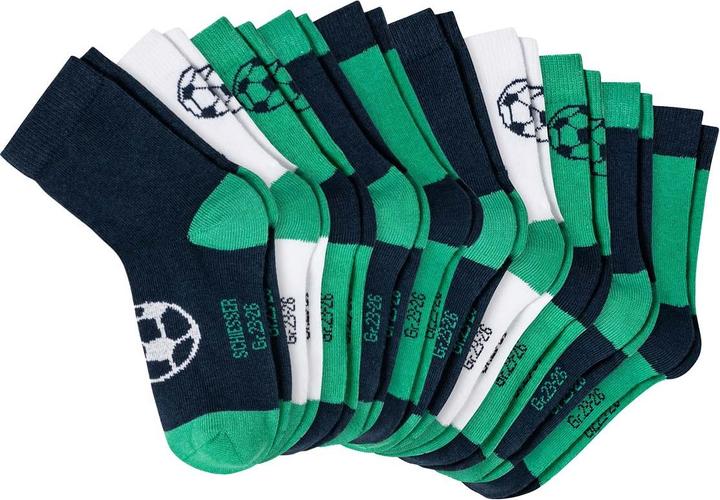 Produktbild Schiesser Fussball - 10 Paar Kindersocken Jungen (10er Pack, 31 - 34)