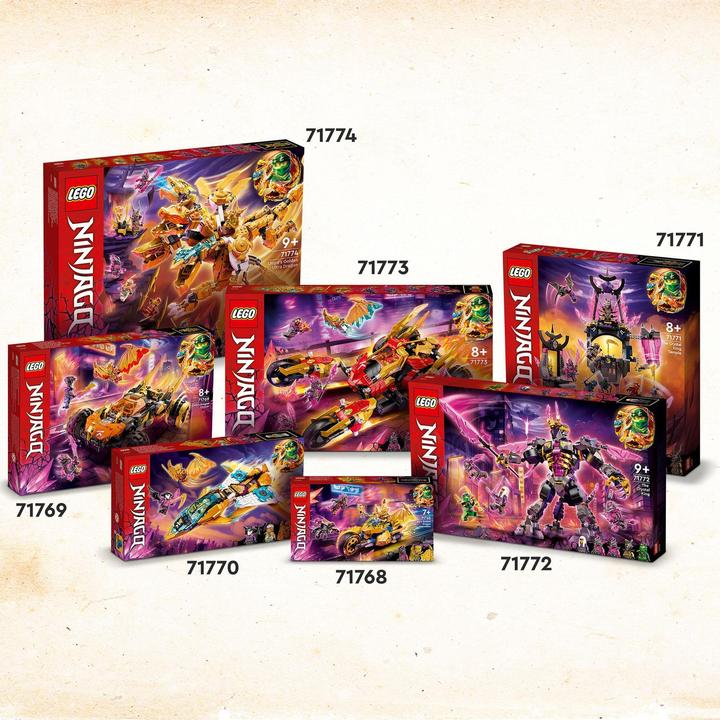 Image du produit LEGO La moto dragon d'or de Jay (71768, LEGO Ninjago)