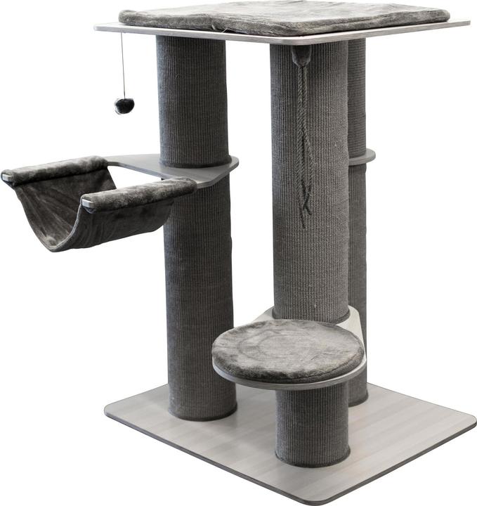 Produktbild azoona Kratzbaum Amadeus, Grau (128 cm, Grau)