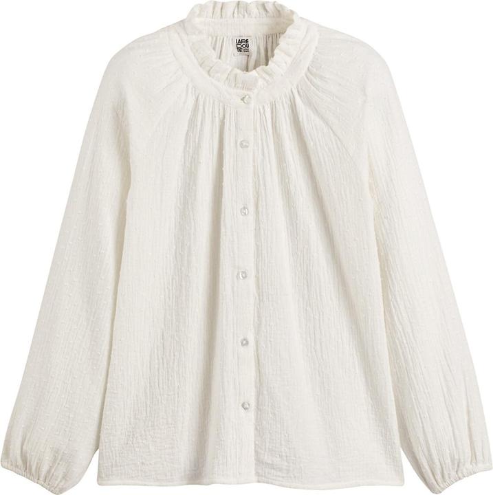 Produktbild La Redoute Collections Weite Bluse mit Stehkragen & Plumetismuster (140)