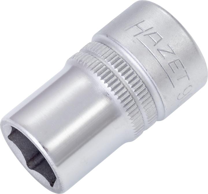 Actual product image HAZET Socket ∙ hexagon 900-13 ∙ Square, hollow 12.5 mm (1/2 inch) ∙ Outside hexagon traction profil… (13 mm)