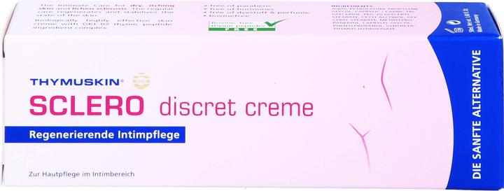 Actual product image Thymuskin Sclero Discret Cream (50 ml, Intimate spray, Intimate washing lotion, Intimate gel, Intimate shave, Intimate cream)