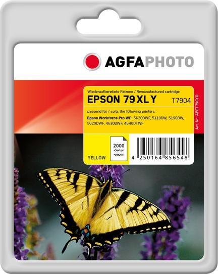 AGFAPHOTO - Giallo - rigenerato - Cartuccia d'inchiostro (Alternativa a: Epson 79XL, Epson (Y)