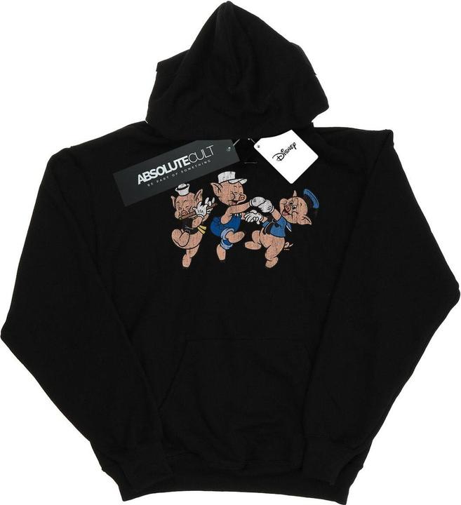 Disney Three Little Pigs Having Fun Kapuzenpullover (M)
