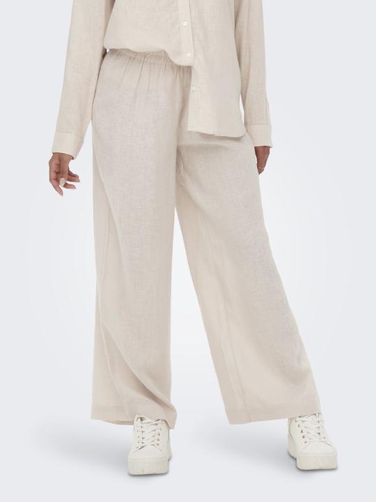 Immagine prodotto Only Pantaloni a vita alta in misto lino (30)