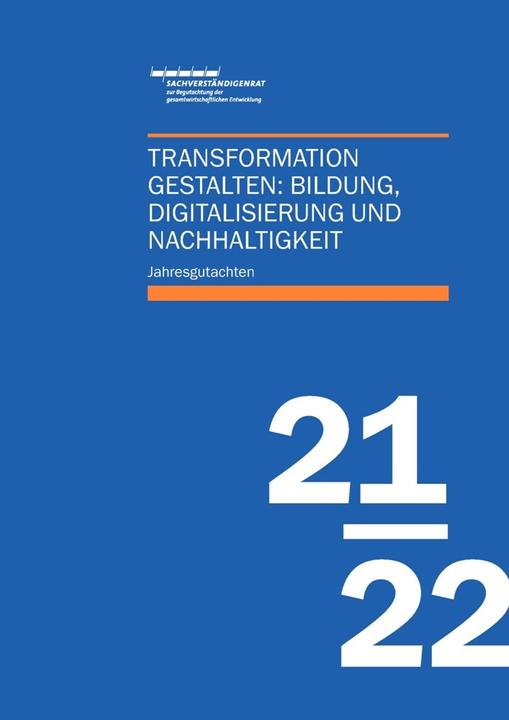 Image du produit Jahresgutachten des Sachverständigenrat (Allemand, Conseil d'experts pour l'évaluation de l'évolution économique globale, 2021)