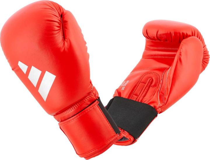 Actual product image adidas Boxing gloves Speed 50, ADISBG50 red/silver (14 OZ)