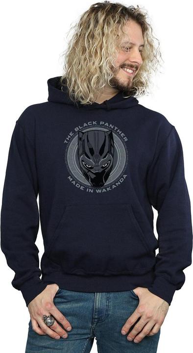 Actual product image Black Mens Made In Wakanda Cotton Hoodie (L)