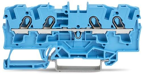 Actual product image Wago DIN rail terminal 4x4mm2 blue