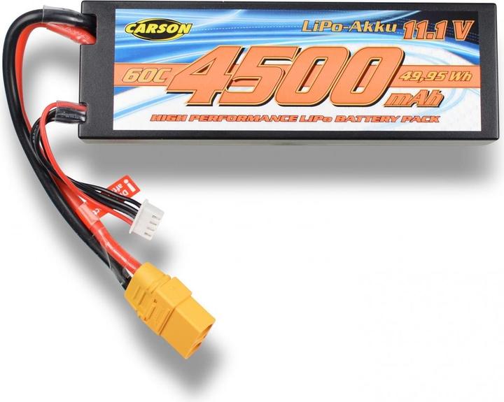 Produktbild Carson 11,1V/4500mAh 60C LiPo Akku XT90 (11.10 V, 4500 mAh)