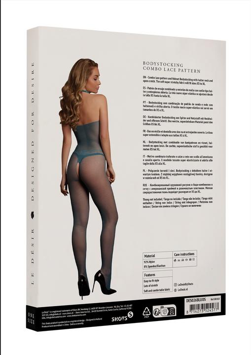 Produktbild Le Désir Fishnet and Lace Bodystocking - One Size (One Size)