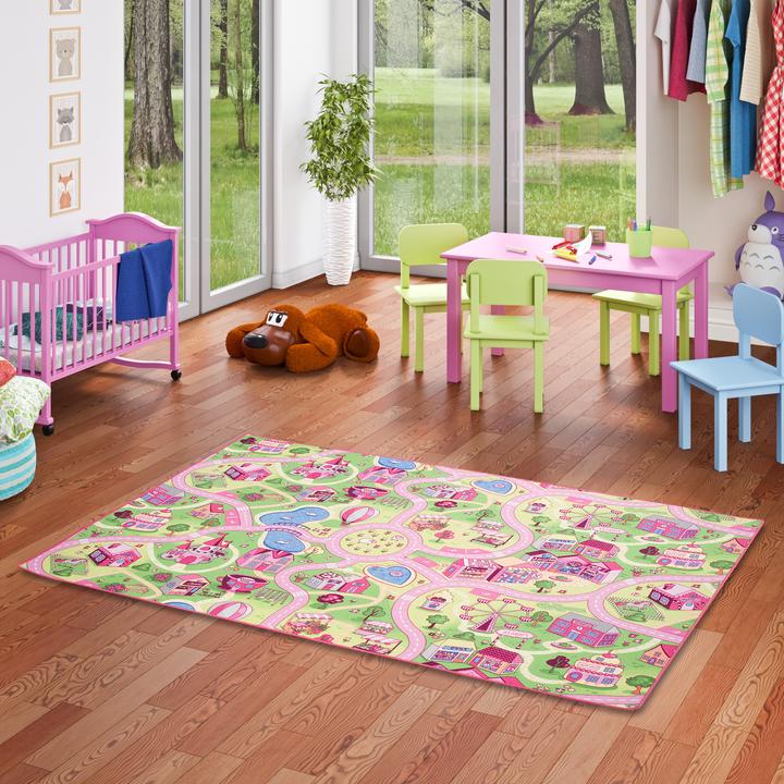 Produktbild Snapstyle Kinder Spiel Teppich Girls Village (200 x 300 cm)
