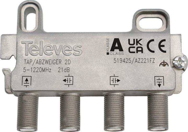 Televes Dérivateur 2f. (21 dB, Manifolds et Brancheurs)