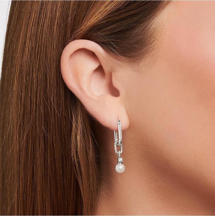 Produktbild Thomas Sabo Creolen Glieder und Perlen Silber (925er Silber)