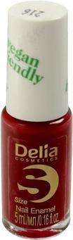 Produktbild Delia Cosmetics Cosmetics Vegan Friendly Nail Polish Size S No. 216 Cherry Bomb 5ml (Cherry bomb)