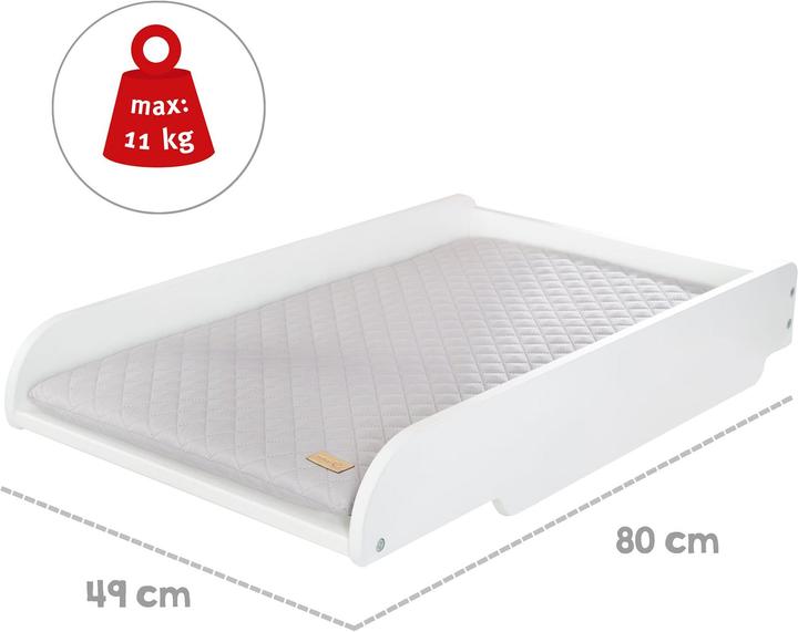 Produktbild Roba Hausbett 60 x 120 cm inkl. Wickelplatte (60 x 120 cm)
