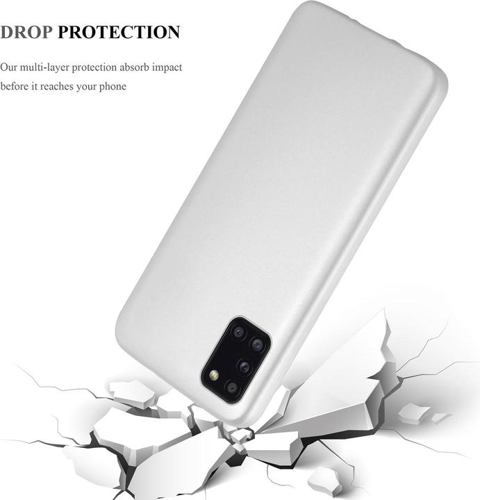 Actual product image Cadorabo TPU Matt Metallic Cover (Samsung Galaxy A31)