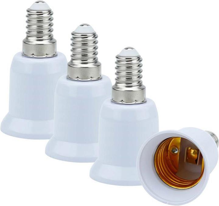 Intirilife E14 auf E27 Lampensockel Adapter