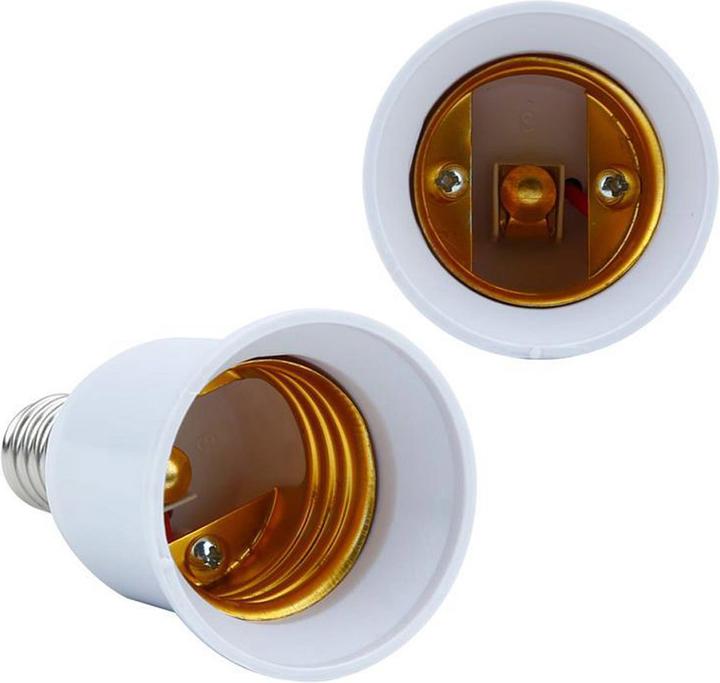 Produktbild Intirilife E14 auf E27 Lampensockel Adapter