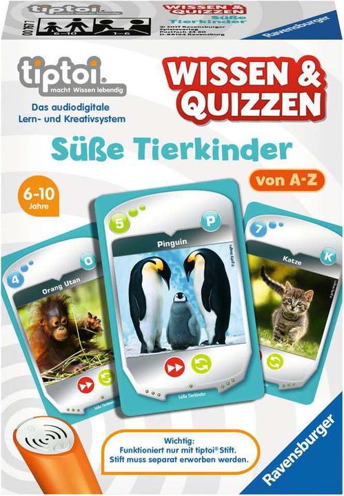 Actual product image tiptoi Knowledge & Quizzes - Sweet animal children (German)